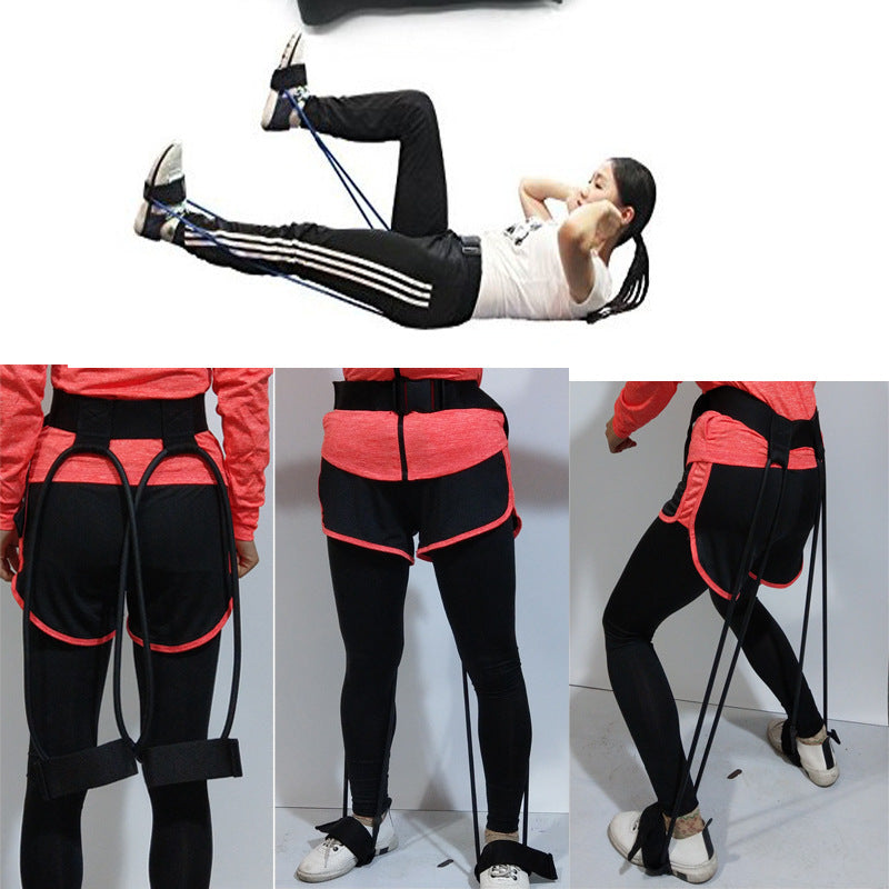 Latex Material Yoga Fitness Belt Foot Pedal Tension Rope Home Exercise Fitness Equipment Home Workout Resistance Bands - Boutique Beauté & Santé